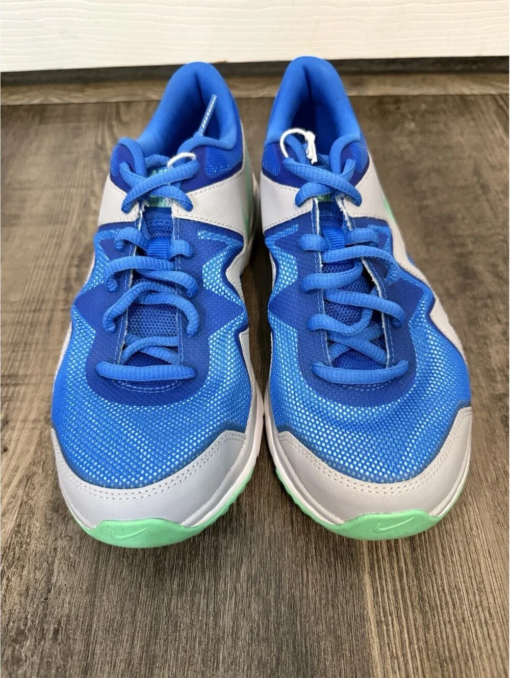NIKE WOMEN AIR SCULPT TR 2 SHOE BLUE GREEN SZ 7 Sample Rare
